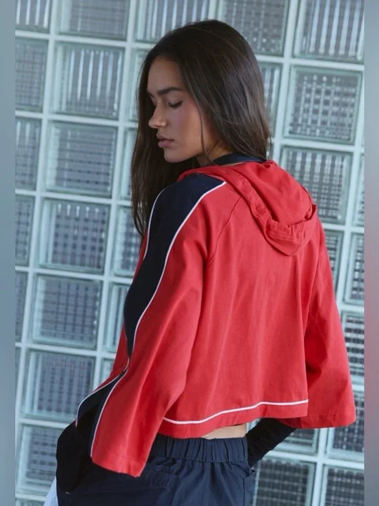 Free People Movement ~ Outfield Layer ~ XS ~  Cropped Hoodie ~ NWT - Picture 12 of 12